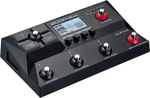 Zoom B2 FOUR Multi-Effects and Amp Emulator for Bass