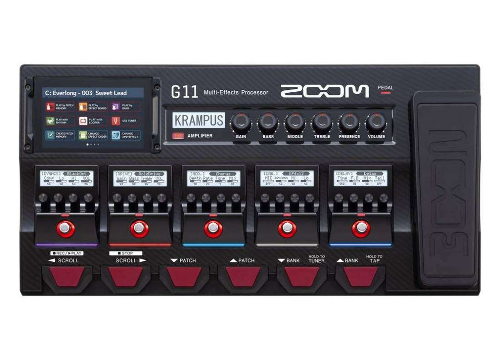 Zoom G11 Guitar Multi-Effects Processor with Expression Pedal