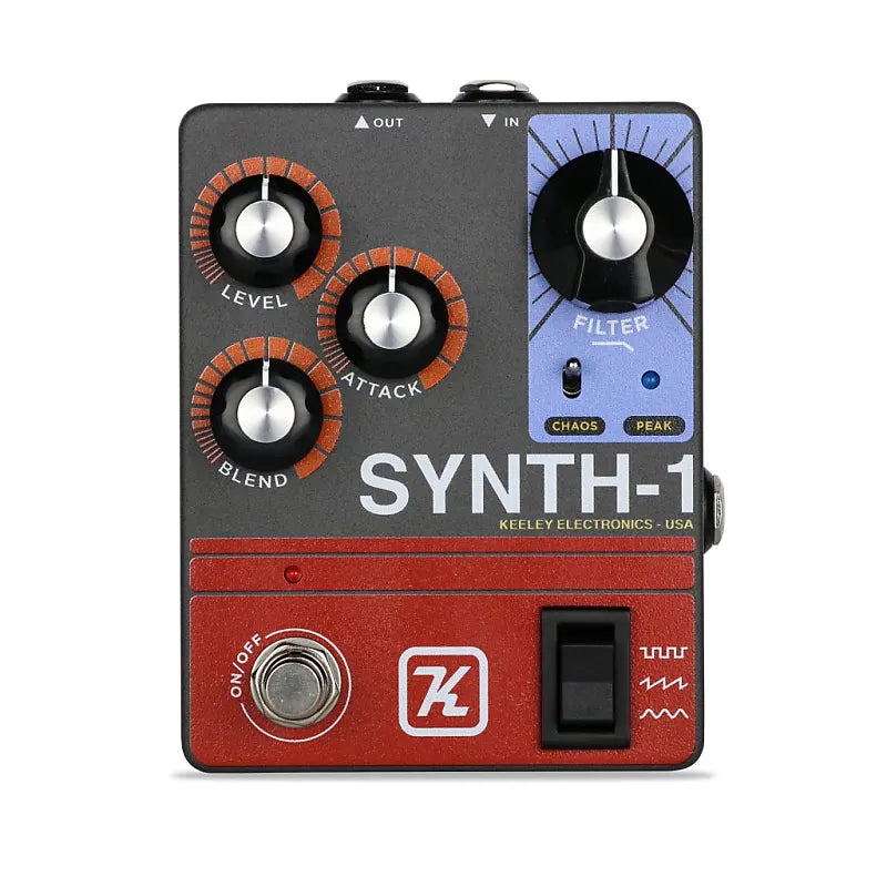 Keeley SYNTH-1 Reverse Attack Fuzz Wave Generator Pedal