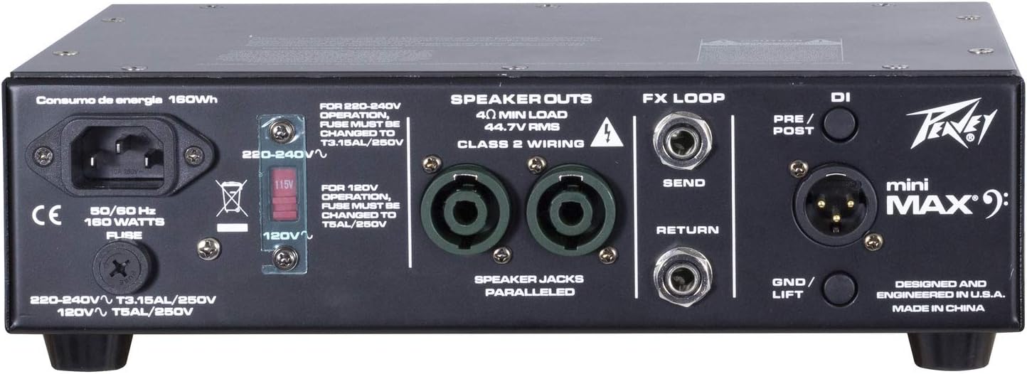 Peavey MINIMAX® 600-WATT MINI BASS AMP HEAD