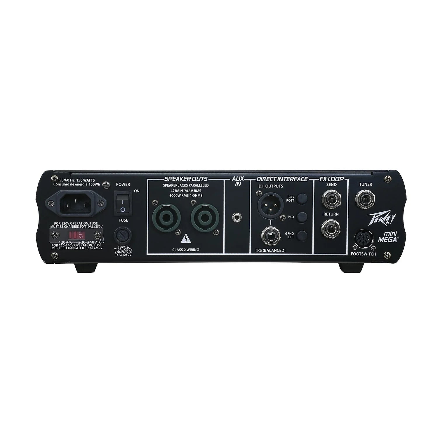Peavey MINIMEGA™ 1000-WATT MINI BASS AMP HEAD
