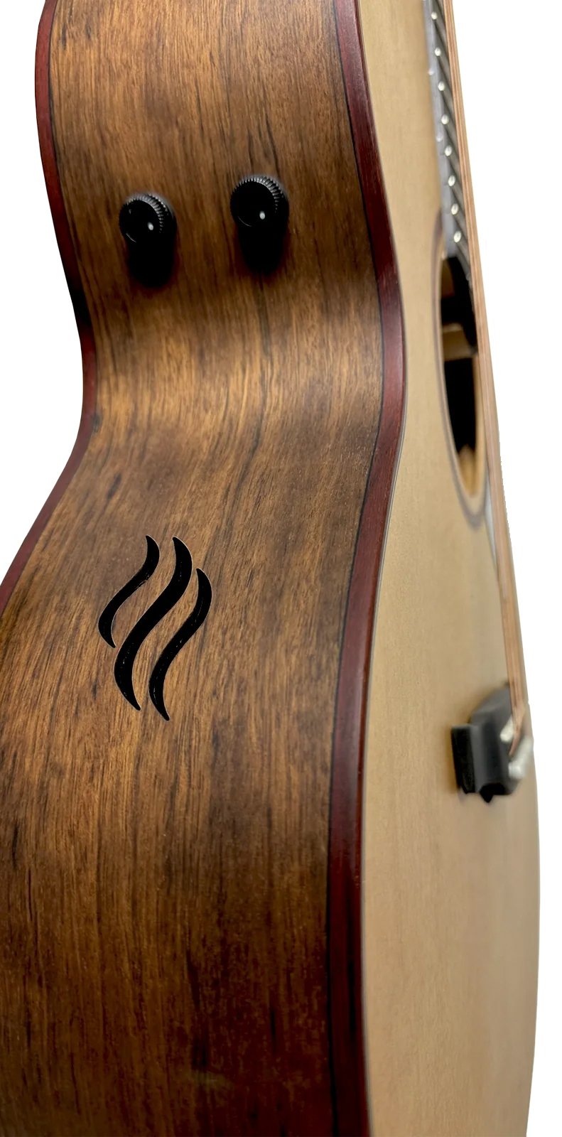 Riversong Guitars Maggie Concert Magagna Series Natural 6 String RH Acoustic Guitar with Case