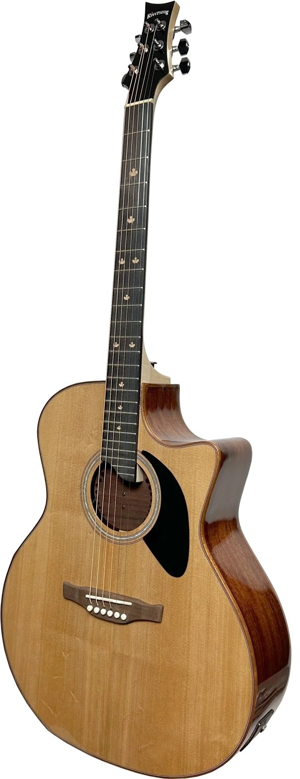 Riversong Guitars P555CEA Pacific Series Natural 2023 Dragon Slayer 6 String RH Acoustic Guitar
