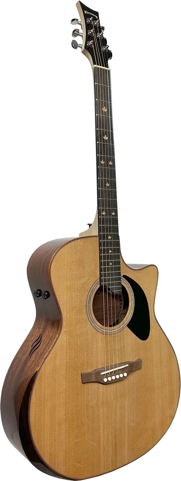 Riversong Guitars P555CEA Pacific Series Natural 2023 Dragon Slayer 6 String RH Acoustic Guitar