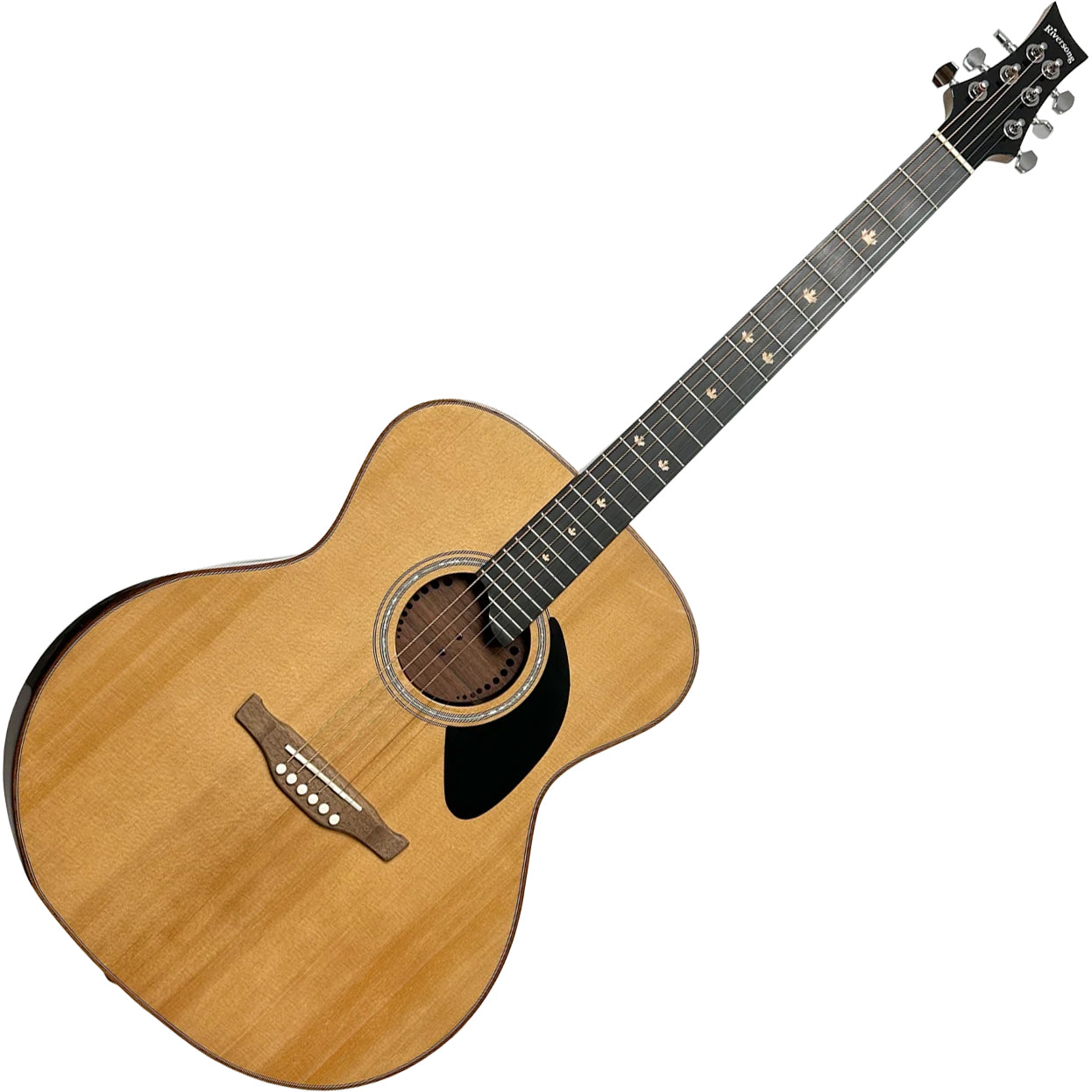 Riversong Guitars P555-A Pacific Series Natural 2023 Folker 6 String Acoustic Guitar