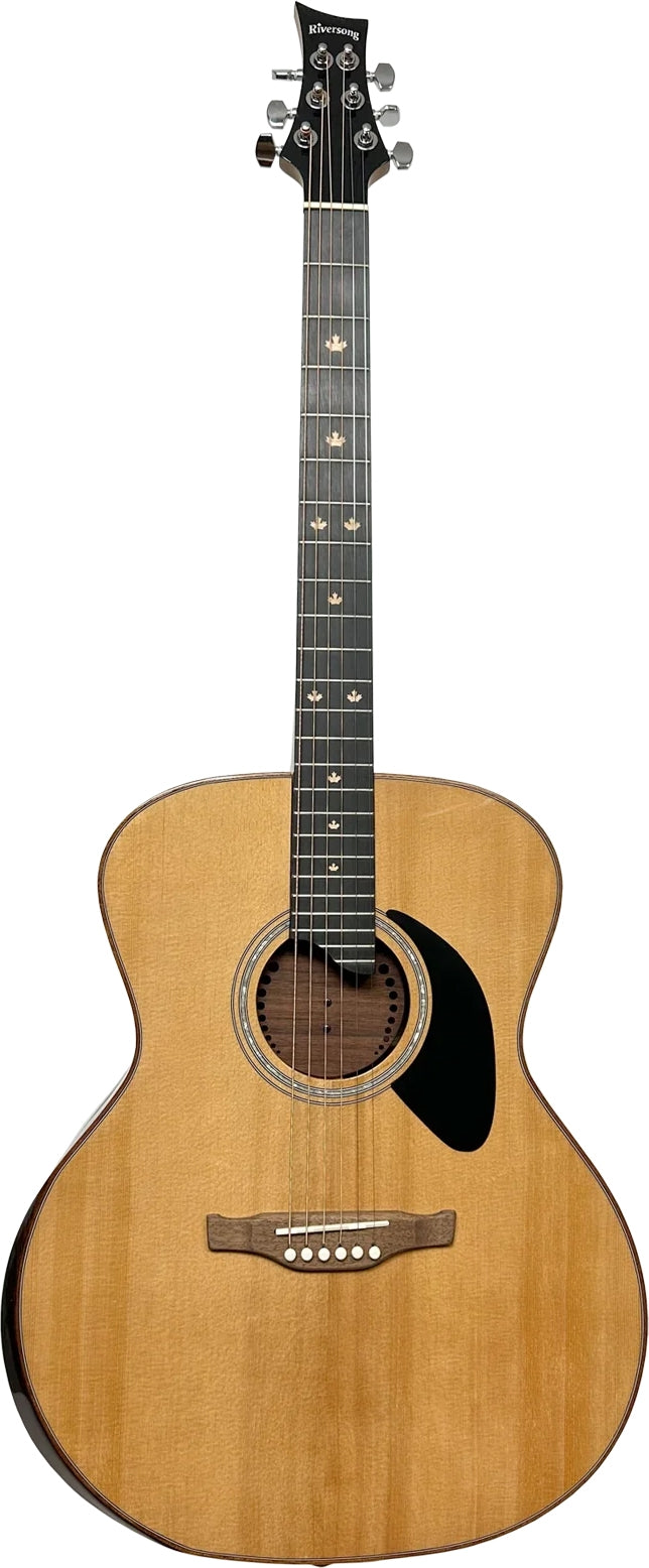 Riversong Guitars P555-A Pacific Series Natural 2023 Folker 6 String Acoustic Guitar