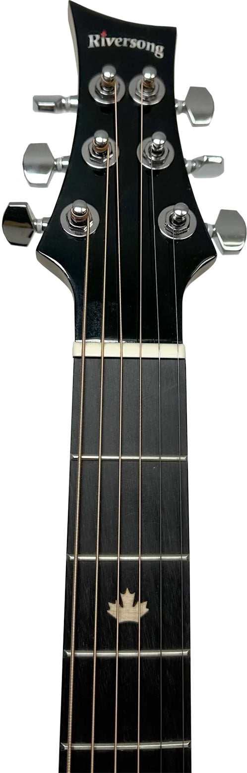 Riversong Guitars P555-A Pacific Series Natural 2023 Folker 6 String Acoustic Guitar