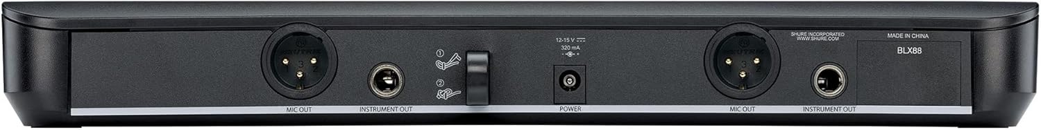 SHURE BLX1288/CVL Wireless Combo System with PG58 Handheld and CVL Lavalier