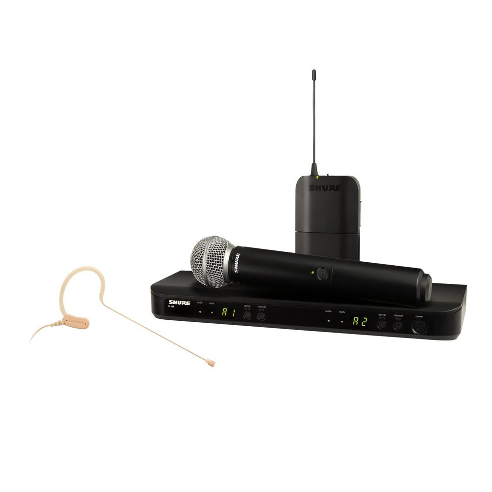 SHURE BLX1288/MX53 Wireless Combo System with SM58 Handheld and MX153 Earset
