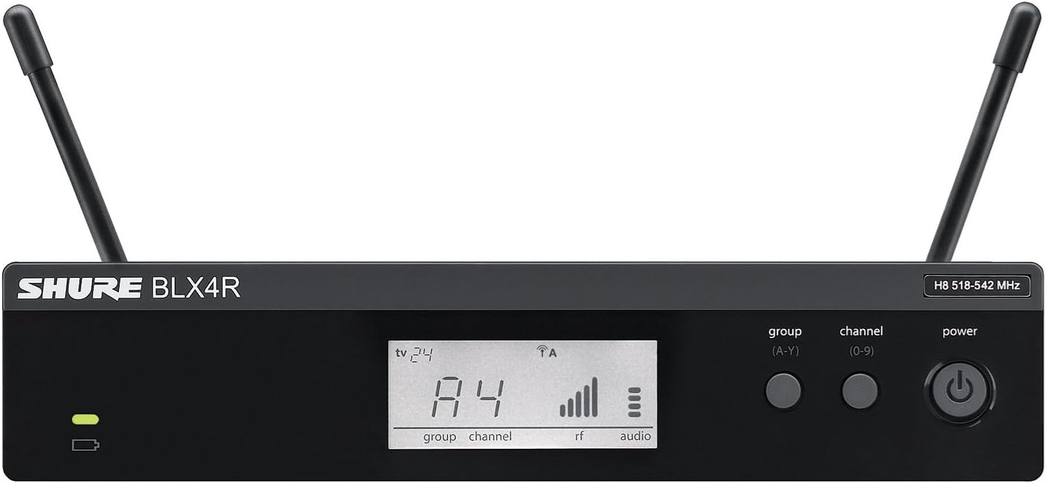 Shure BLX14R/W85 Wireless Rack-mount Presenter System with WL185 Lavalier Microphone