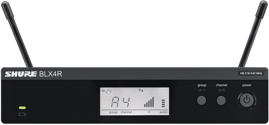 Shure BLX14R/W93 Wireless Rack-mount Presenter System with WL93 Miniature Lavalier Microphone