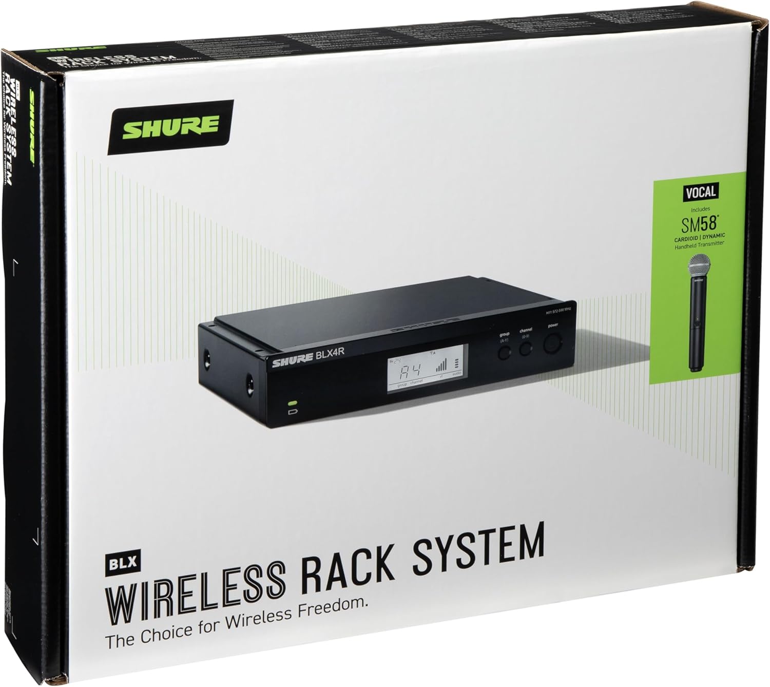Shure BLX24R/SM58 | Wireless Rack-mount Vocal System with SM58
