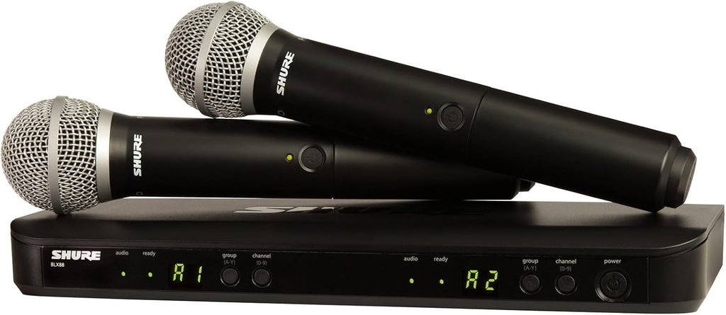 Shure BLX288/PG58 Wireless Dual Vocal System with two PG58 Handheld Transmitters
