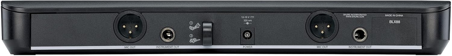 Shure BLX288/PG58 Wireless Dual Vocal System with two PG58 Handheld Transmitters