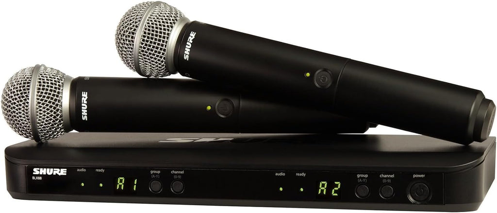 Shure BLX288/SM58 Wireless Dual Vocal System with two SM58