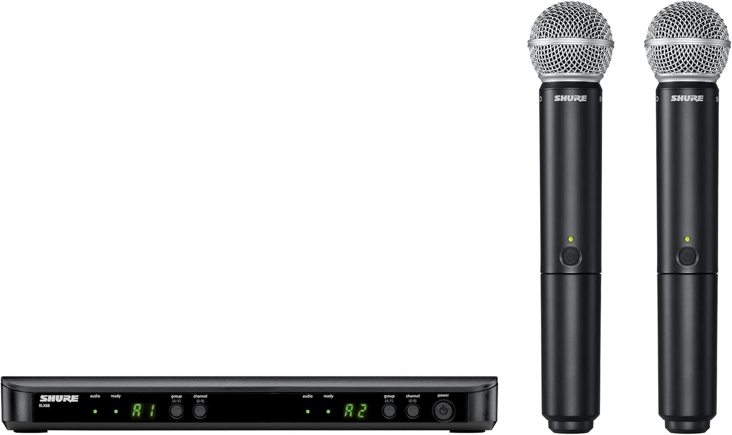 Shure BLX288/SM58 Wireless Dual Vocal System with two SM58