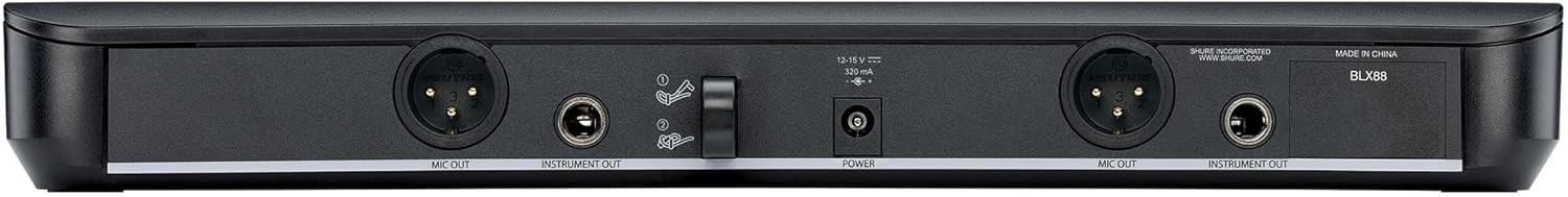 Shure BLX288/SM58 Wireless Dual Vocal System with two SM58