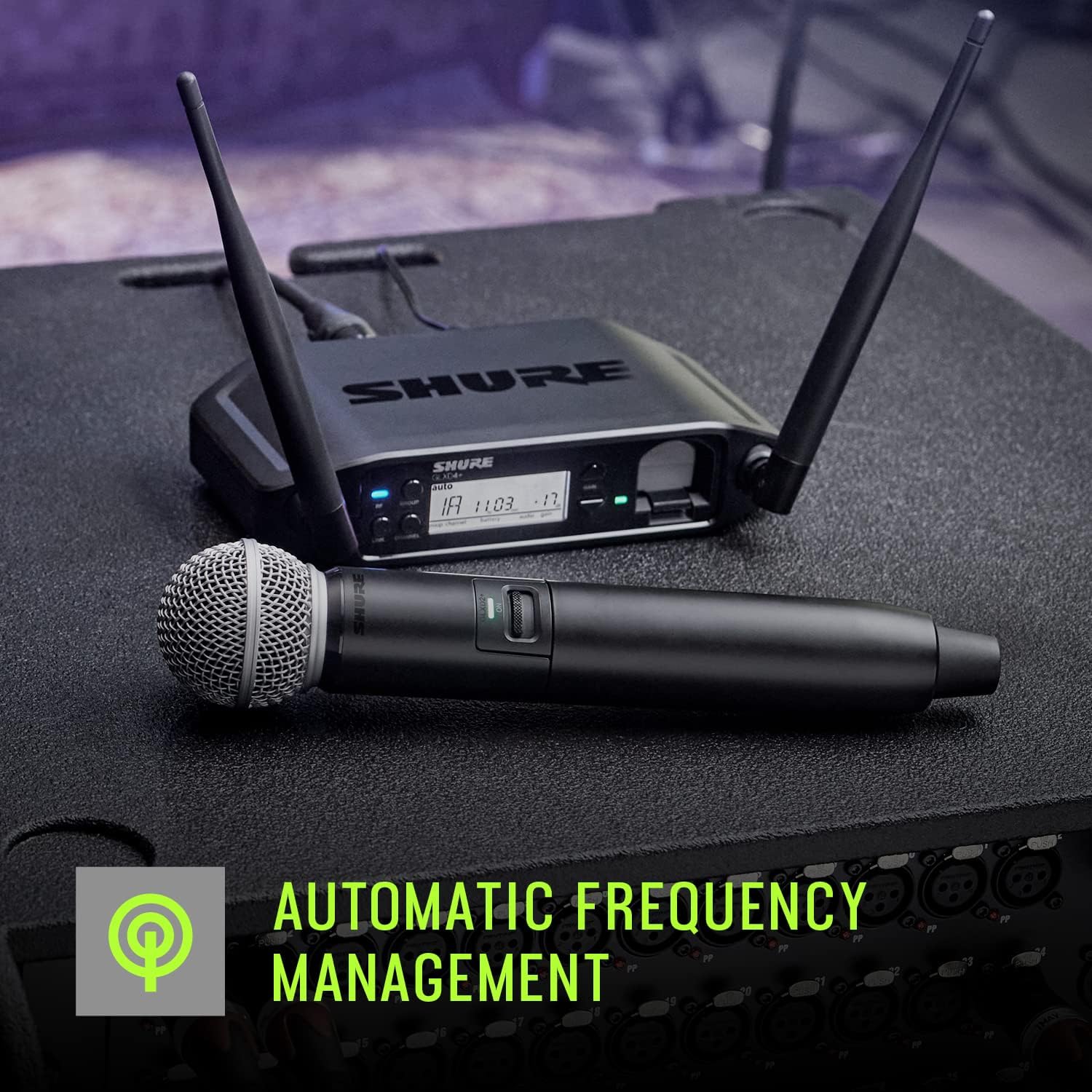 Shure GLXD24+/SM58 Digital Wireless Handheld System with SM58® Vocal Microphone