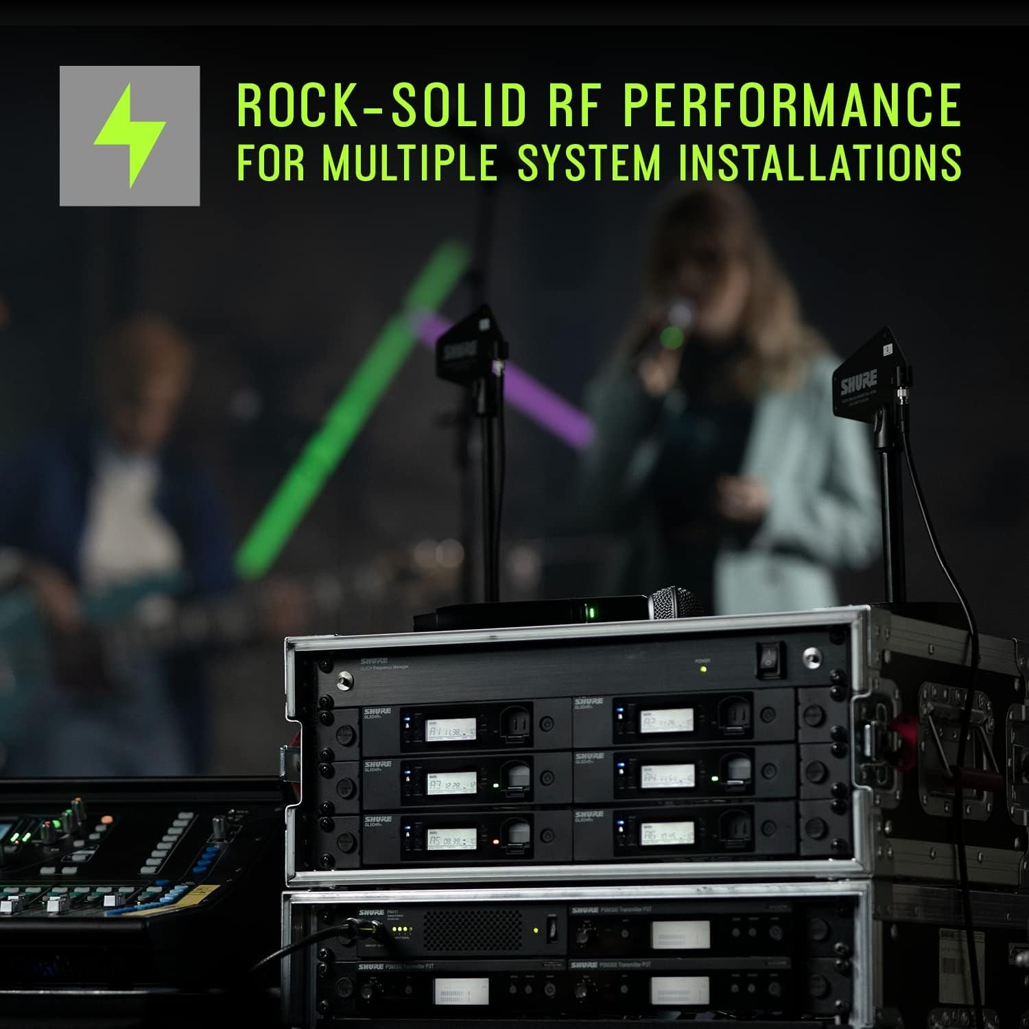 Shure GLXD24+/SM58 Digital Wireless Handheld System with SM58® Vocal Microphone