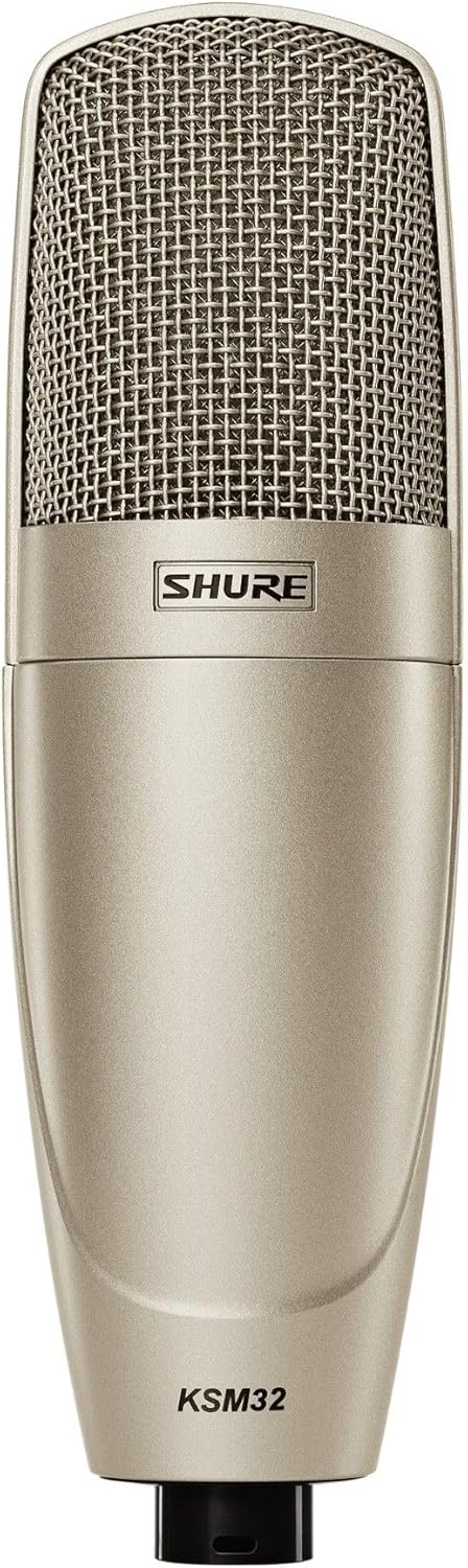 Shure KSM32 Cardioid Condenser Microphone (Charcoal or Champagne)