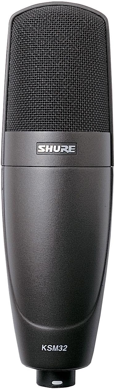 Shure KSM32 Cardioid Condenser Microphone (Charcoal or Champagne)