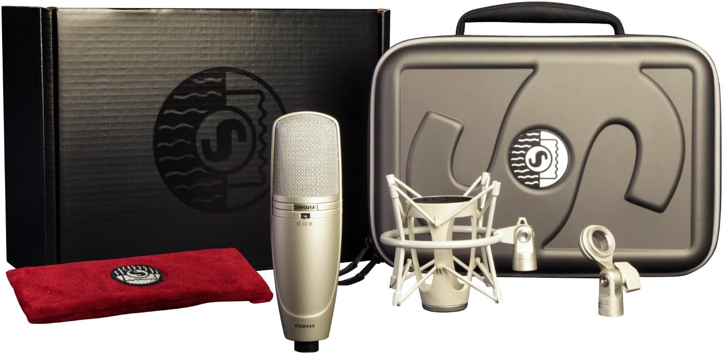 Shure KSM44A Large Diaphragm Multi-Pattern Condenser Microphone