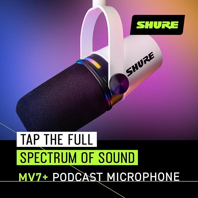 Shure MV7+ Podcast Microphone