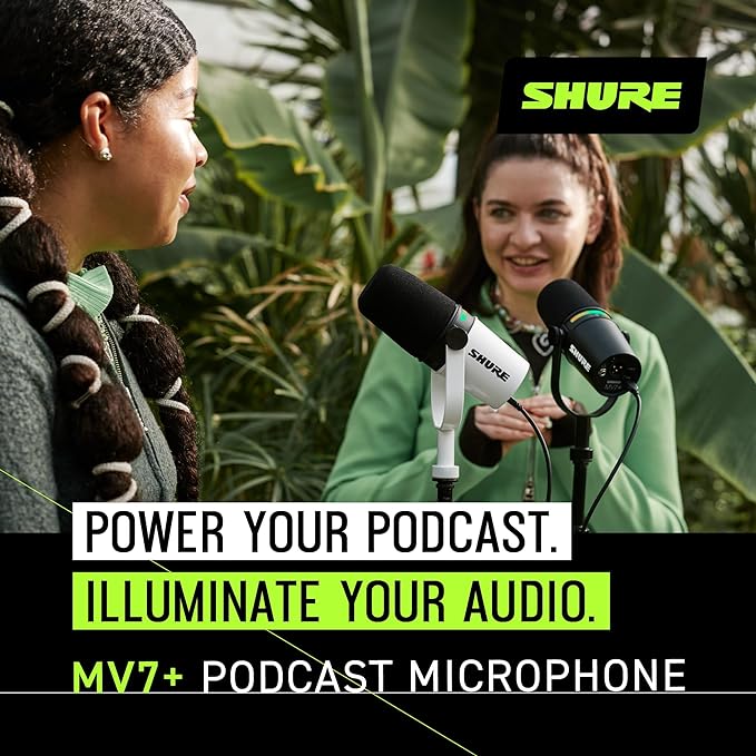 Shure MV7+ Podcast Microphone