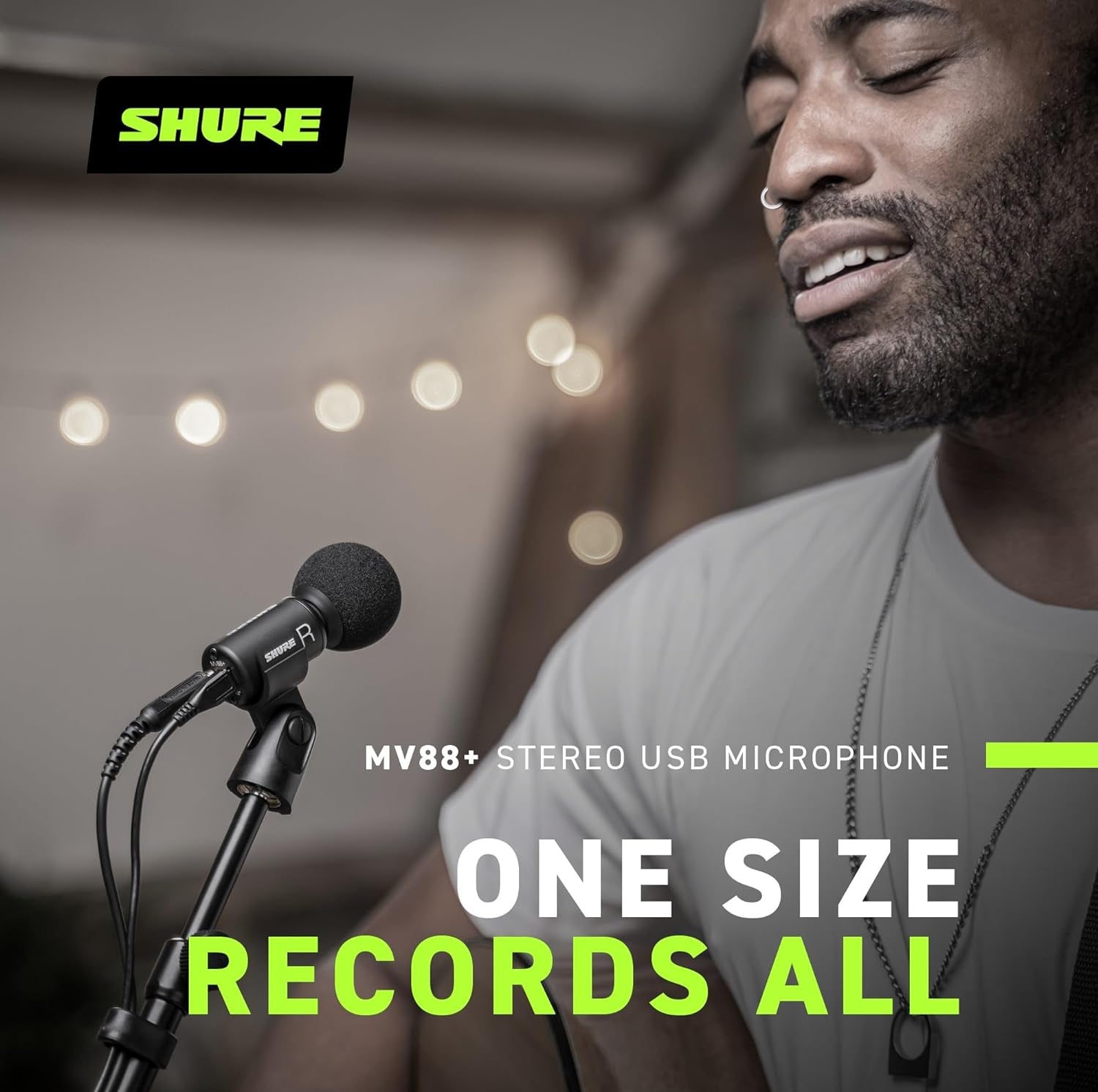Shure MV88+ Stereo USB Microphone Stereo Condenser Microphone