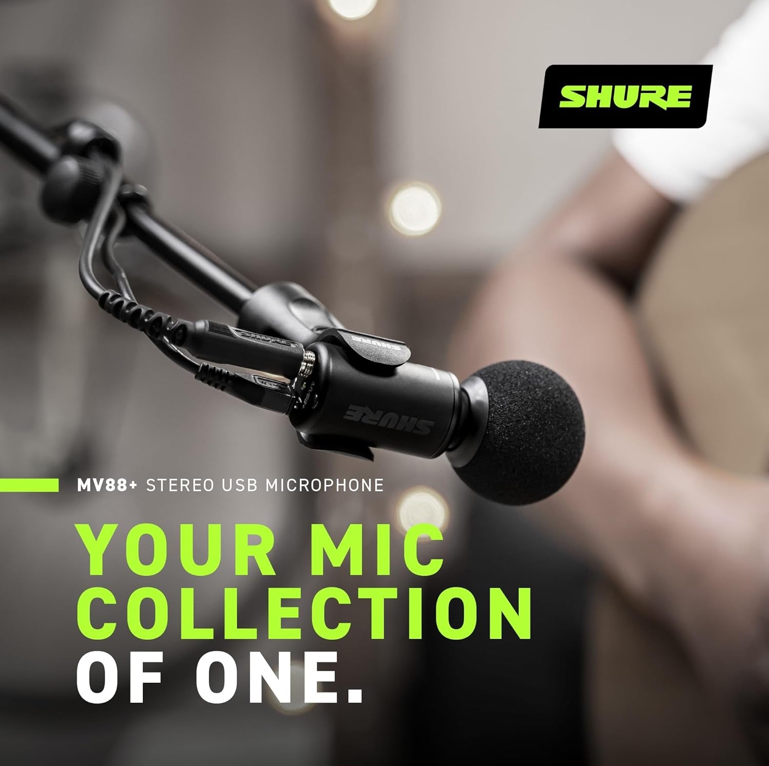 Shure MV88+ Stereo USB Microphone Stereo Condenser Microphone