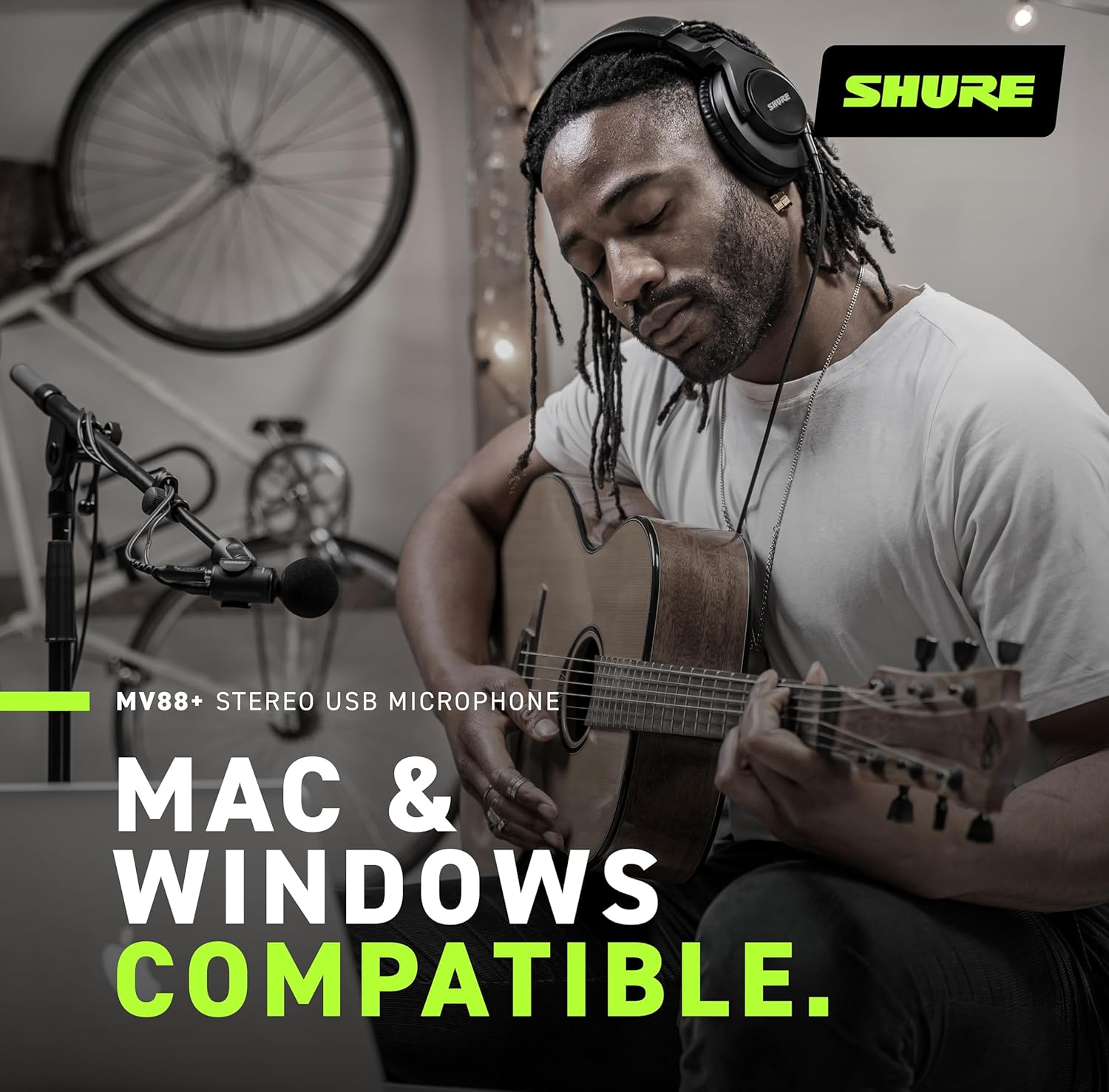 Shure MV88+ Stereo USB Microphone Stereo Condenser Microphone