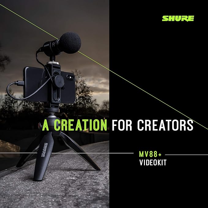 Shure MV88+ Video Kit Stereo Condenser Microphone