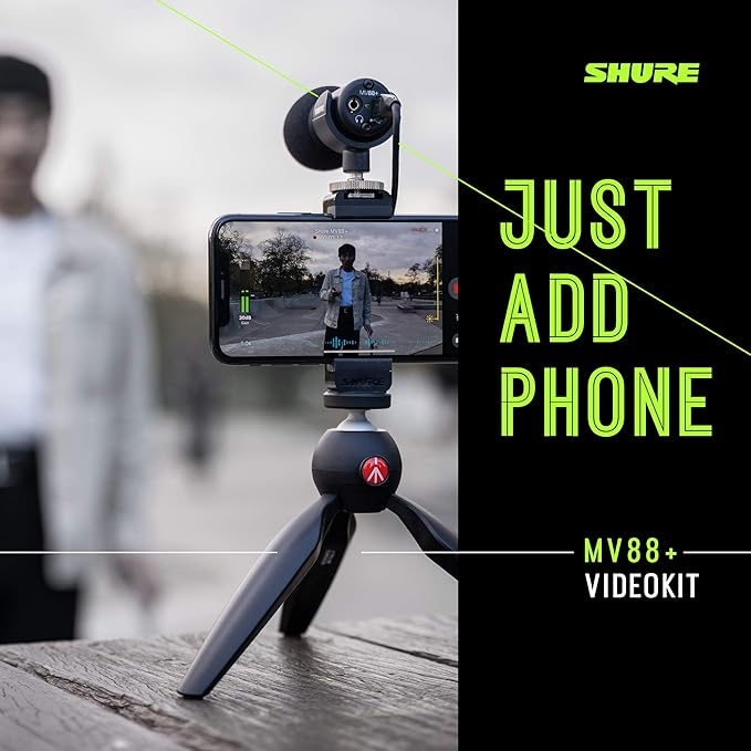Shure MV88+ Video Kit Stereo Condenser Microphone