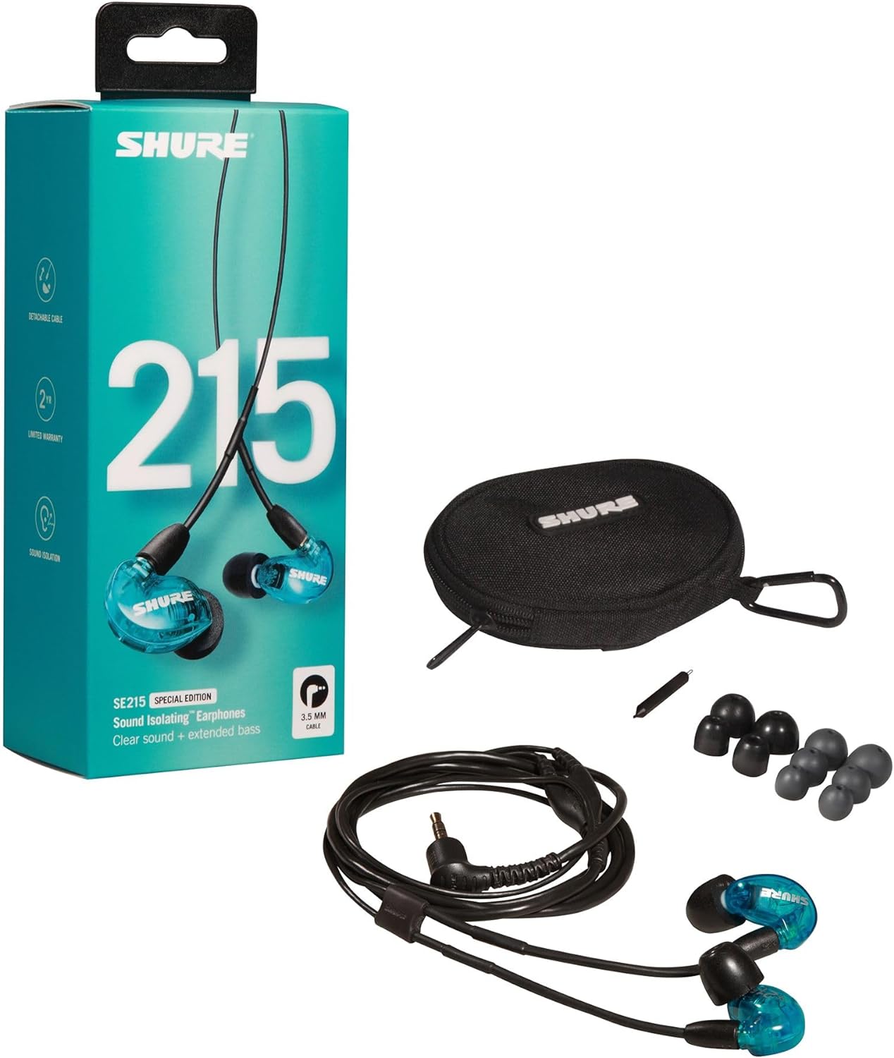 Shure SE215 Pro Professional Sound Isolating™ Earphones