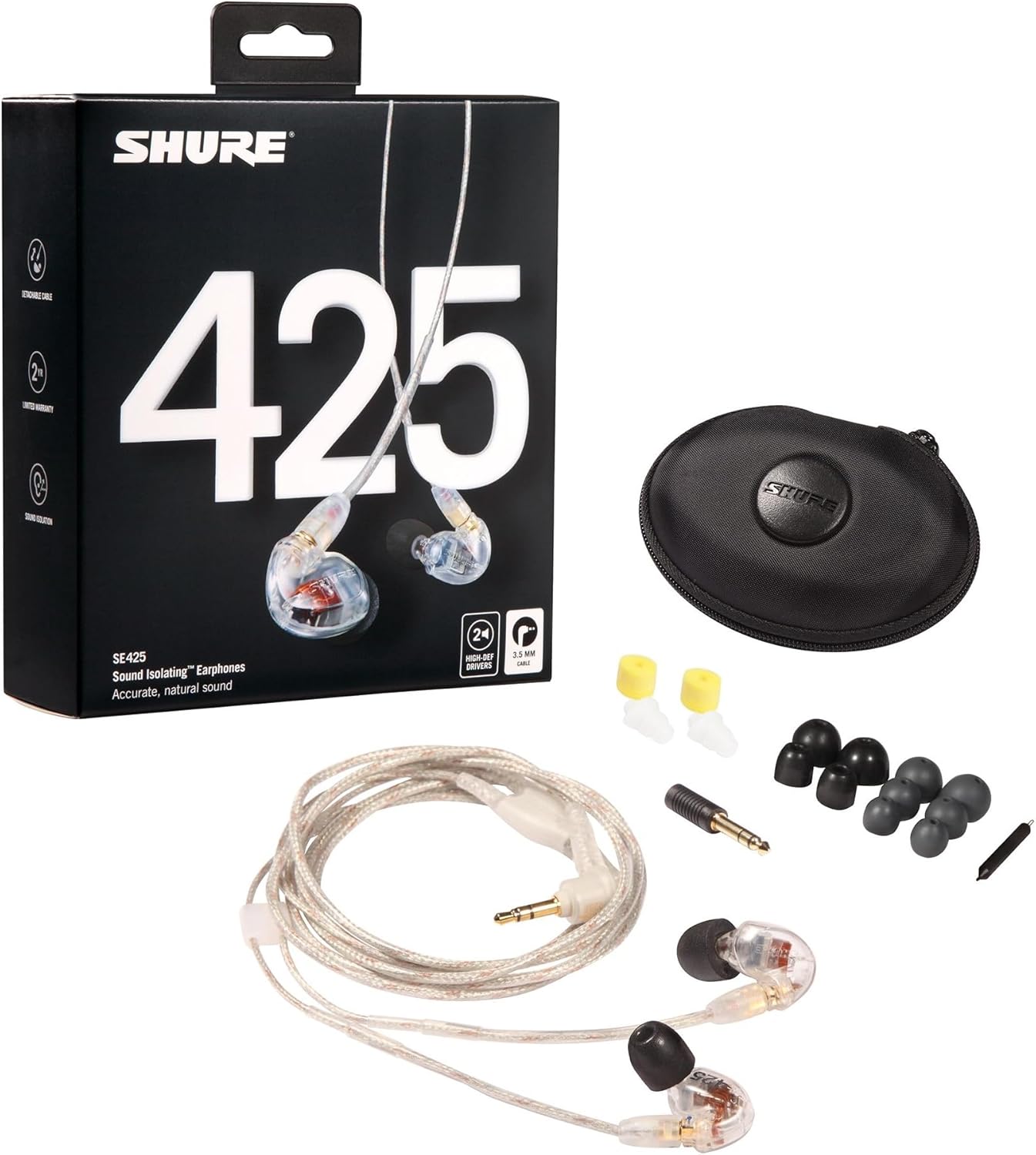Shure SE425 Pro Professional Sound Isolating™ Earphones