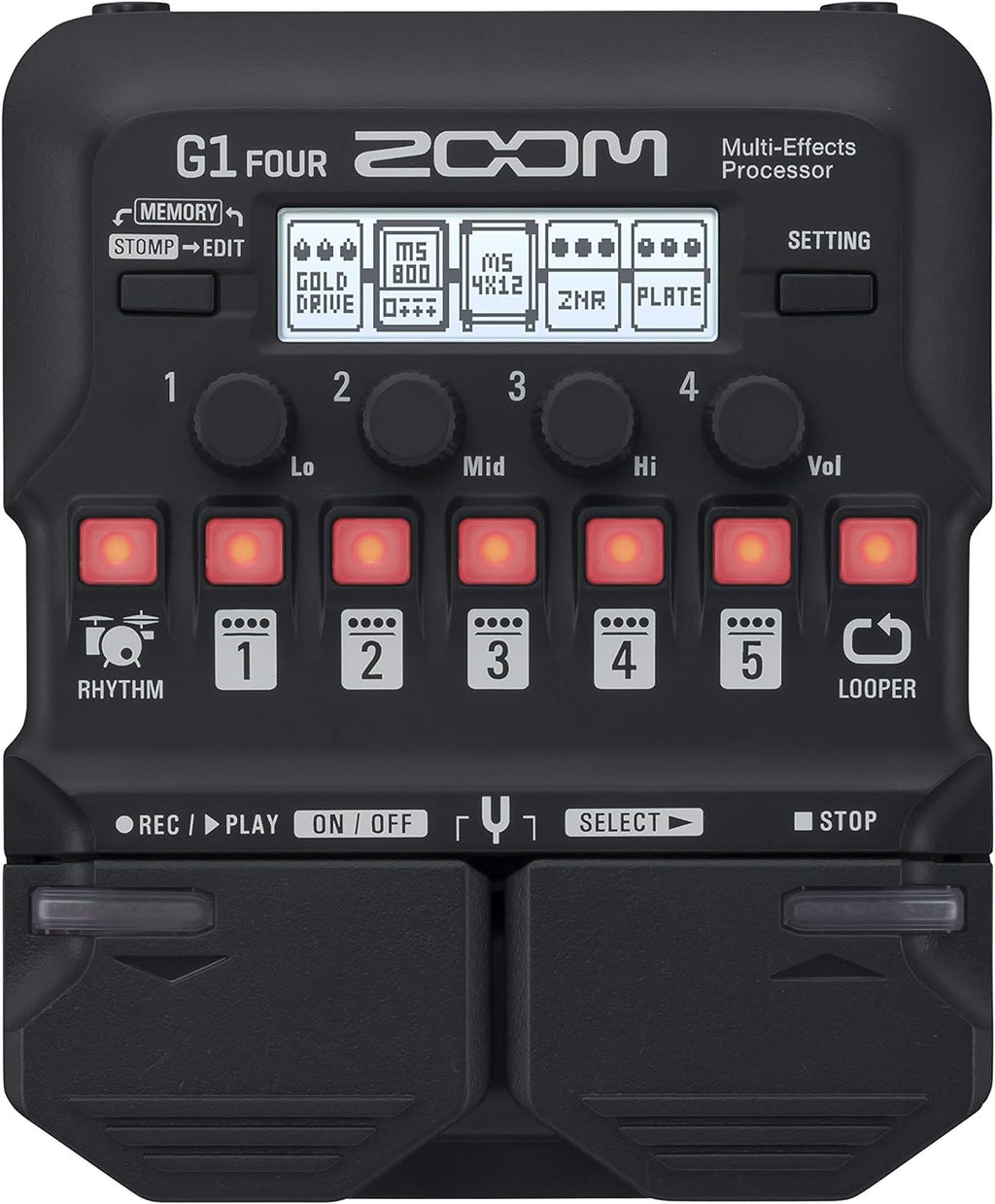 Zoom G1 FOUR Guitar Multi-Effects Processor