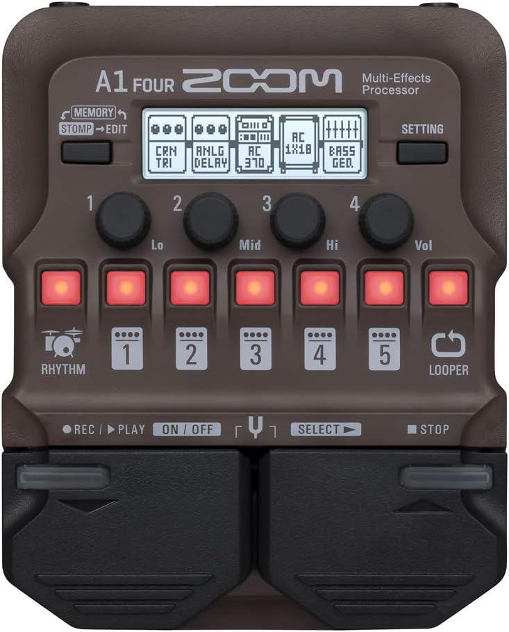 Zoom A1X Four Acoustic Instrument Multi-Effect Processor