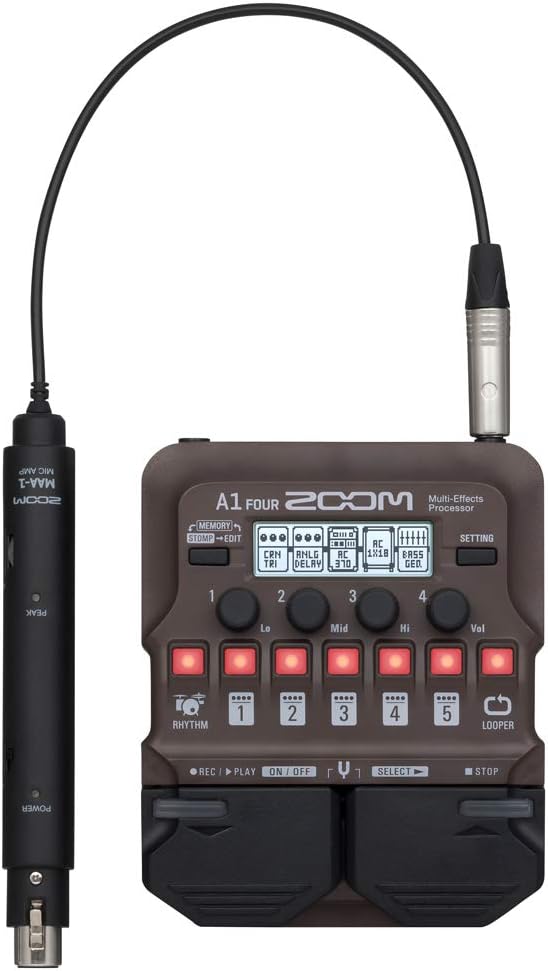 Zoom A1X Four Acoustic Instrument Multi-Effect Processor
