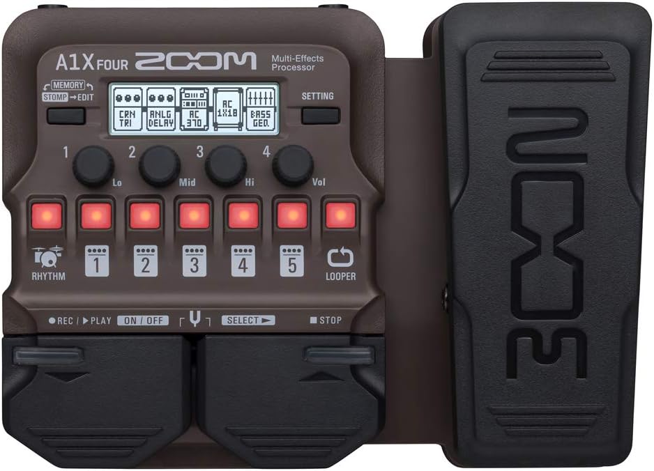 Zoom A1X Four Acoustic Instrument Multi-Effect Processor