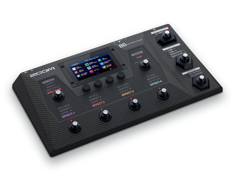 Zoom B6 Multi Effects Bass Processor