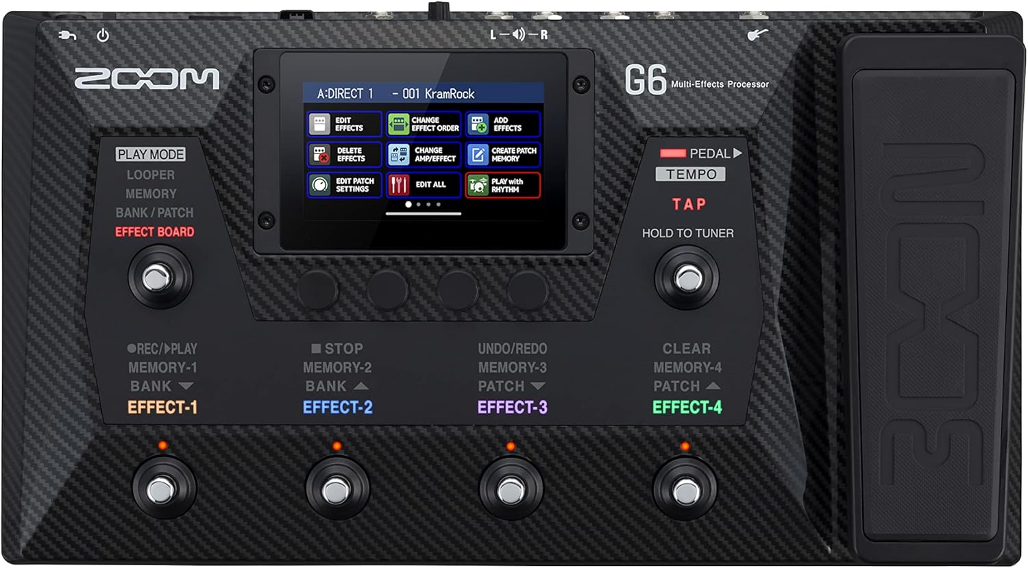 Zoom G6 Multi-Effect Processor – Grays Custom Guitar Shop Zoom G6 Multi-Effect Processor – Grays Custom Guitar Shop
