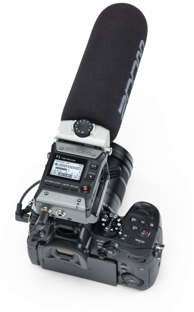 Zoom F1 Field Recorder w/ Shotgun Mic