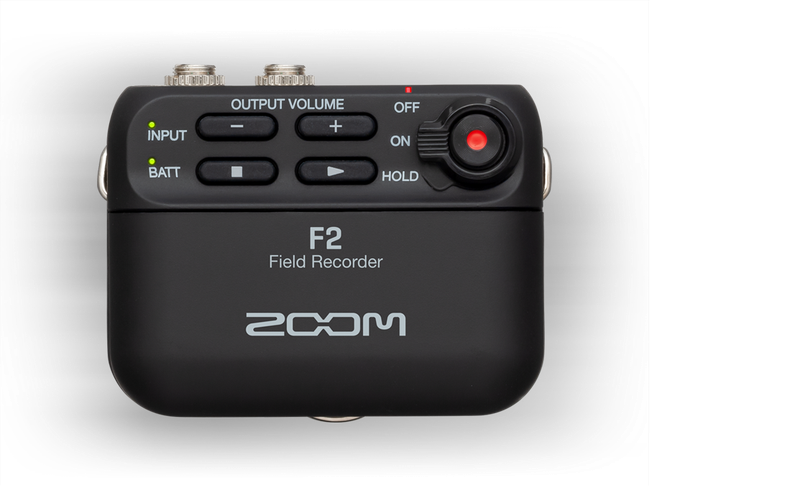 Zoom F2 Field Recorder with Lavalier Microphone