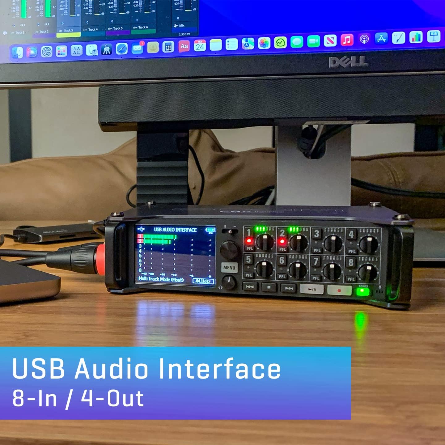 Zoom F8n Pro 8 Input/10 Track Field Recorder