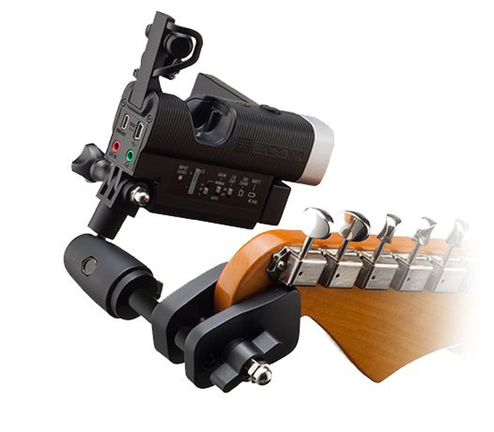 Zoom GHM-1 | Guitar Headstock Mount for Q4/Q8