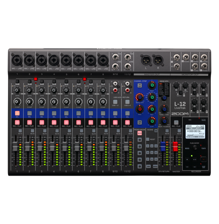 Zoom LIVETRAK L-12 12-Channel Mixer/Recorder