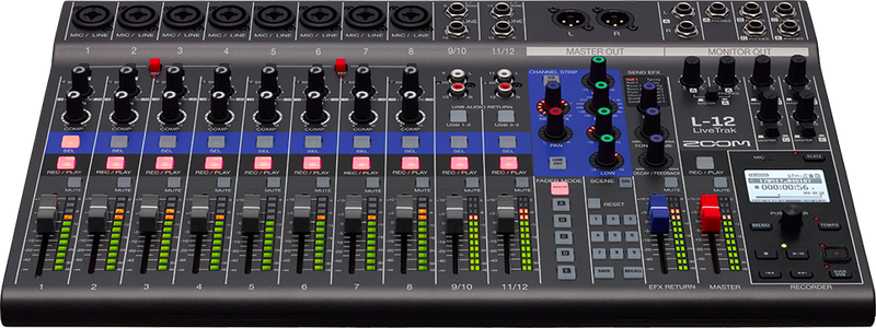 Zoom LIVETRAK L-12 12-Channel Mixer/Recorder