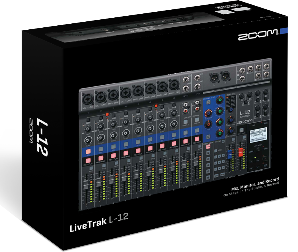 Zoom LIVETRAK L-12 12-Channel Mixer/Recorder