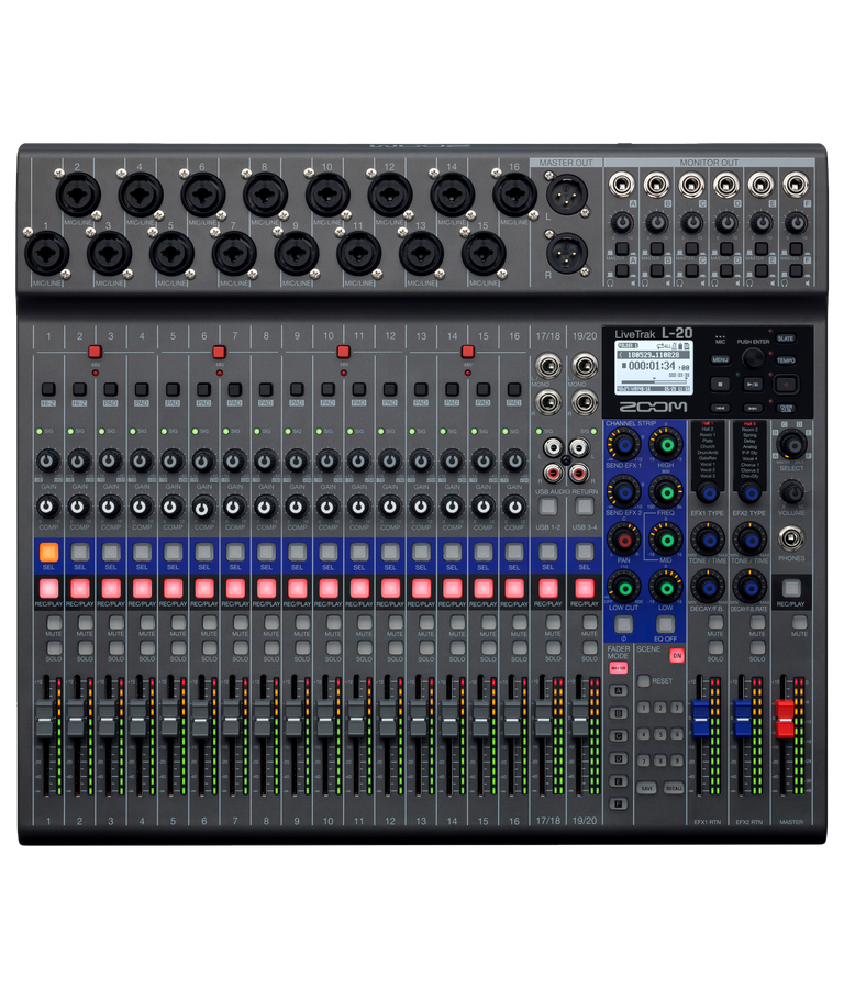 Zoom LIVETRAK L-20 Digital Recording/Mixing Console