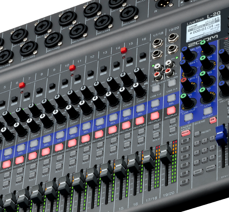 Zoom LIVETRAK L-20 Digital Recording/Mixing Console